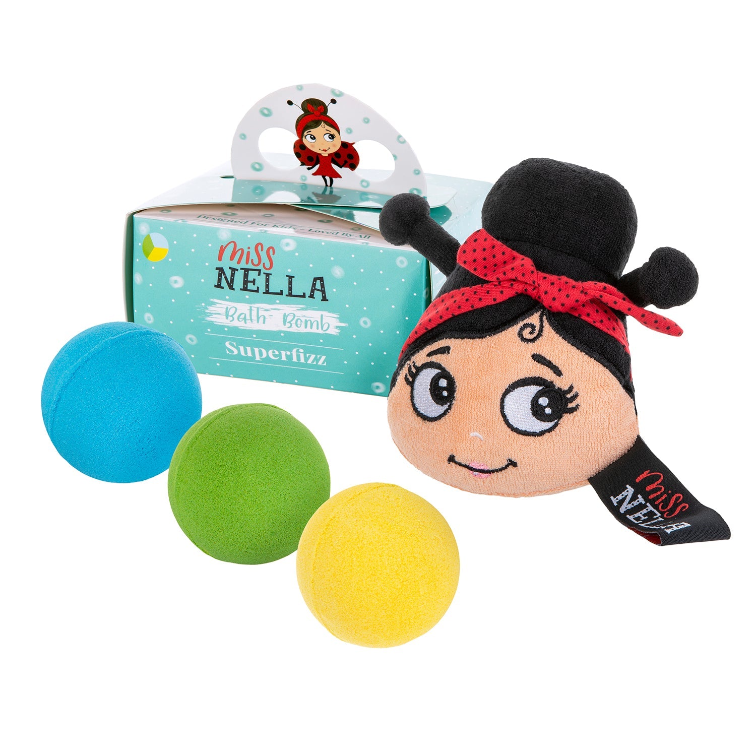 Superfizz Pack of 3 Bath Bombs and Sponge