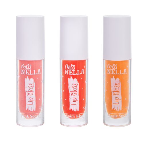 Set of 3 Lip Gloss Fairy Kiss, Pink Secret and Magic Spell